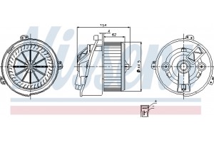 Nissens Βεντιλατέρ Εσωτερικού Χώρου - 87129