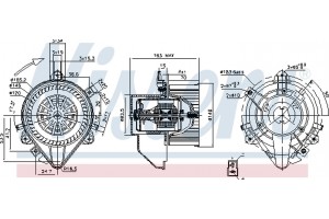 Nissens Βεντιλατέρ Εσωτερικού Χώρου - 87131