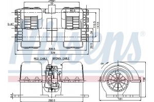 Nissens Βεντιλατέρ Εσωτερικού Χώρου - 87133