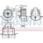 Nissens Βεντιλατέρ Εσωτερικού Χώρου - 87139
