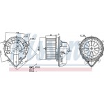 Nissens Βεντιλατέρ Εσωτερικού Χώρου - 87178