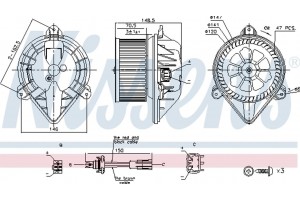 Nissens Βεντιλατέρ Εσωτερικού Χώρου - 87183