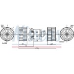 Nissens Βεντιλατέρ Εσωτερικού Χώρου - 87189