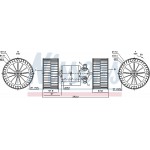 Nissens Βεντιλατέρ Εσωτερικού Χώρου - 87192