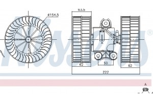 Nissens Βεντιλατέρ Εσωτερικού Χώρου - 87212