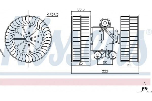Nissens Βεντιλατέρ Εσωτερικού Χώρου - 87212
