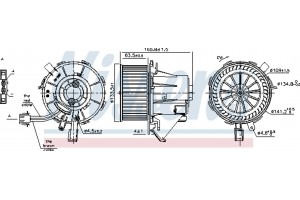 Nissens Βεντιλατέρ Εσωτερικού Χώρου - 87215