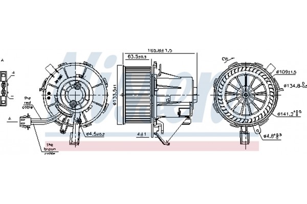 Nissens Βεντιλατέρ Εσωτερικού Χώρου - 87215