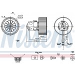Nissens Βεντιλατέρ Εσωτερικού Χώρου - 87240