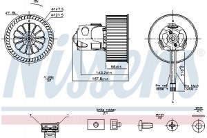 Nissens Βεντιλατέρ Εσωτερικού Χώρου - 87240