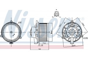 Nissens Βεντιλατέρ Εσωτερικού Χώρου - 87248