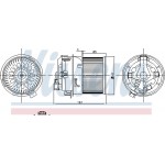 Nissens Βεντιλατέρ Εσωτερικού Χώρου - 87258