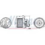 Nissens Βεντιλατέρ Εσωτερικού Χώρου - 87261