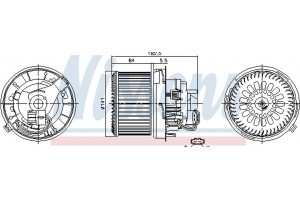 Nissens Βεντιλατέρ Εσωτερικού Χώρου - 87261