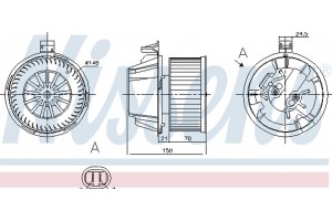 Nissens Βεντιλατέρ Εσωτερικού Χώρου - 87269