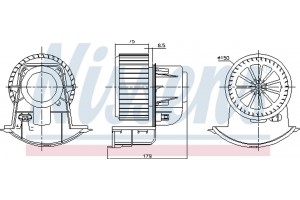 Nissens Βεντιλατέρ Εσωτερικού Χώρου - 87272