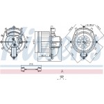 Nissens Βεντιλατέρ Εσωτερικού Χώρου - 87287