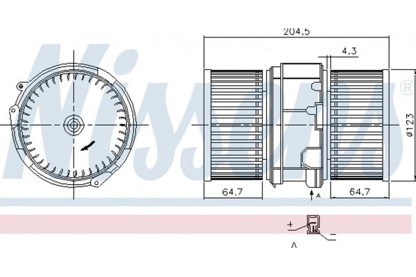Nissens Βεντιλατέρ Εσωτερικού Χώρου - 87357