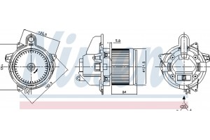 Nissens Βεντιλατέρ Εσωτερικού Χώρου - 87359