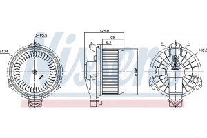Nissens Βεντιλατέρ Εσωτερικού Χώρου - 87365