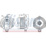 Nissens Βεντιλατέρ Εσωτερικού Χώρου - 87420