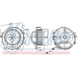 Nissens Βεντιλατέρ Εσωτερικού Χώρου - 87424
