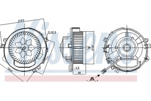 Nissens Βεντιλατέρ Εσωτερικού Χώρου - 87424