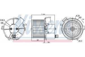Nissens Βεντιλατέρ Εσωτερικού Χώρου - 87482