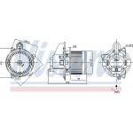 Nissens Βεντιλατέρ Εσωτερικού Χώρου - 87502