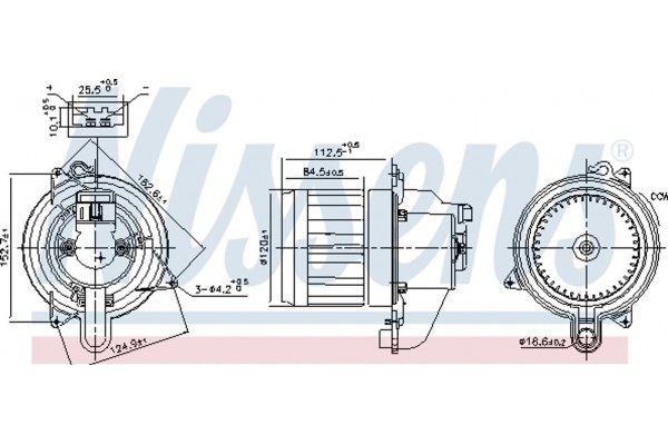Nissens Βεντιλατέρ Εσωτερικού Χώρου - 87709