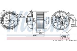 Nissens Βεντιλατέρ Εσωτερικού Χώρου - 87704