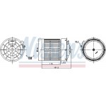 Nissens Βεντιλατέρ Εσωτερικού Χώρου - 87722