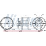 Nissens Βεντιλατέρ Εσωτερικού Χώρου - 87803