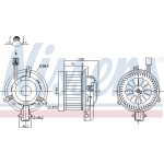 Nissens Βεντιλατέρ Εσωτερικού Χώρου - 87825