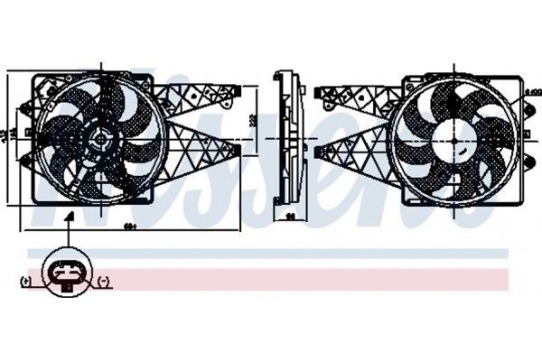 Nissens Βεντιλατέρ, Ψύξη Κινητήρα - 850008