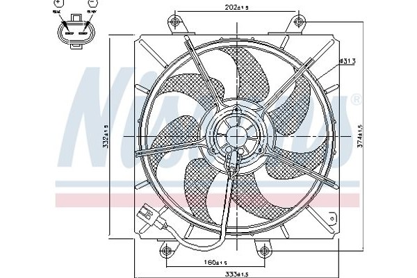 Nissens Βεντιλατέρ, Ψύξη Κινητήρα - 85014