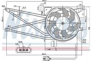 Nissens Βεντιλατέρ, Ψύξη Κινητήρα - 85017