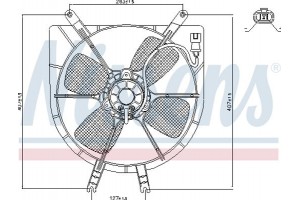 Nissens Βεντιλατέρ, Ψύξη Κινητήρα - 85043