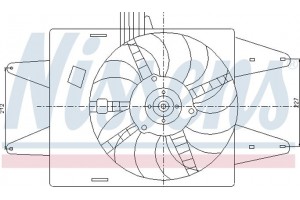 Nissens Βεντιλατέρ, Ψύξη Κινητήρα - 85133