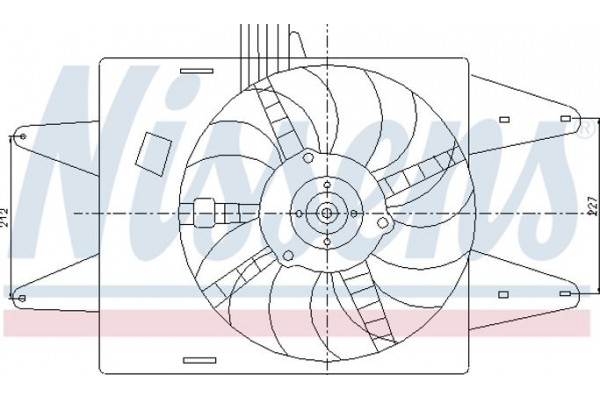Nissens Βεντιλατέρ, Ψύξη Κινητήρα - 85133
