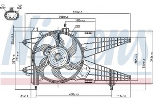 Nissens Βεντιλατέρ, Ψύξη Κινητήρα - 85137