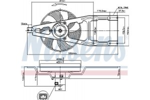 Nissens Βεντιλατέρ, Ψύξη Κινητήρα - 85139