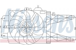 Nissens Βεντιλατέρ, Ψύξη Κινητήρα - 85158