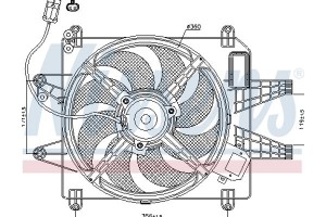 Nissens Βεντιλατέρ, Ψύξη Κινητήρα - 85167