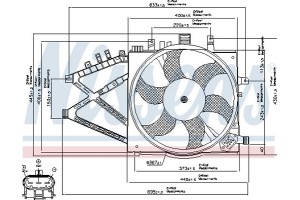 Nissens Βεντιλατέρ, Ψύξη Κινητήρα - 85190