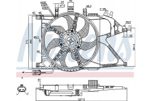 Nissens Βεντιλατέρ, Ψύξη Κινητήρα - 85196