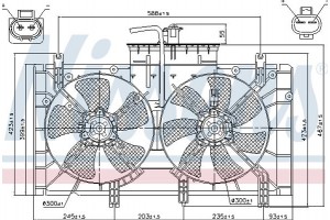 Nissens Βεντιλατέρ, Ψύξη Κινητήρα - 85221