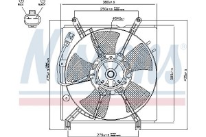 Nissens Βεντιλατέρ, Ψύξη Κινητήρα - 85241