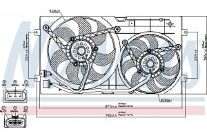 Nissens Βεντιλατέρ, Ψύξη Κινητήρα - 85250