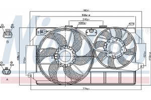 Nissens Βεντιλατέρ, Ψύξη Κινητήρα - 85263